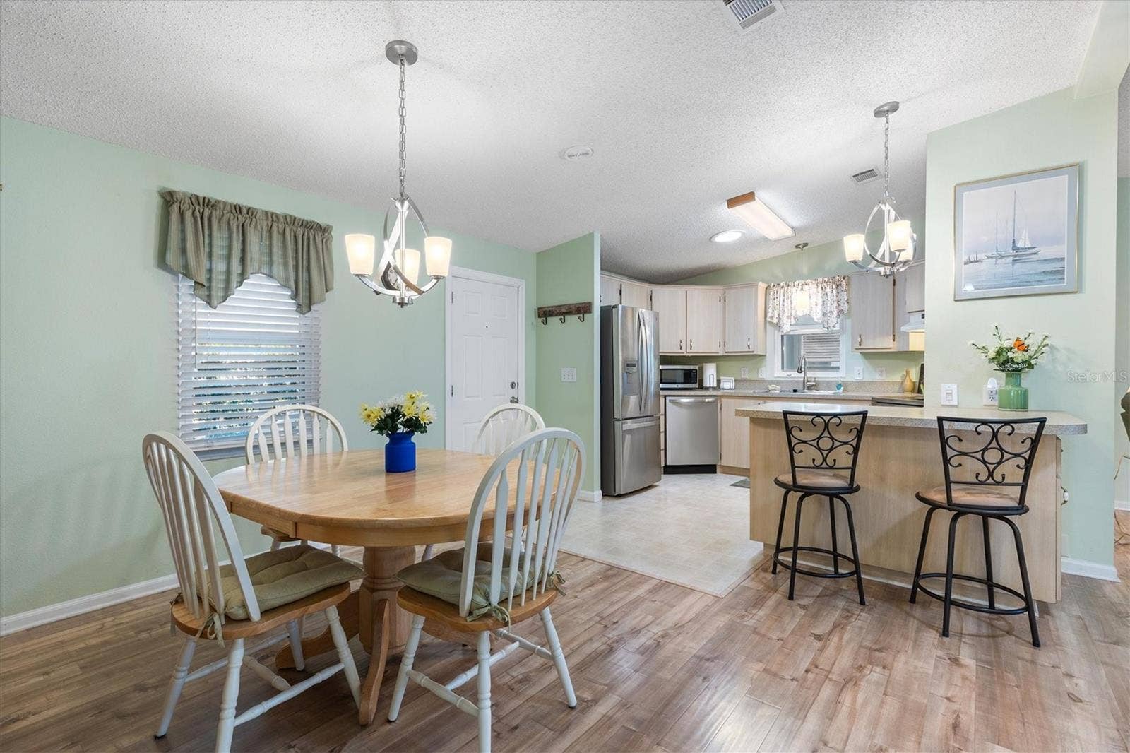 1228 PALMETTO DRIVE, Lady Lake, FL 32159 Dining Room and Kitchen