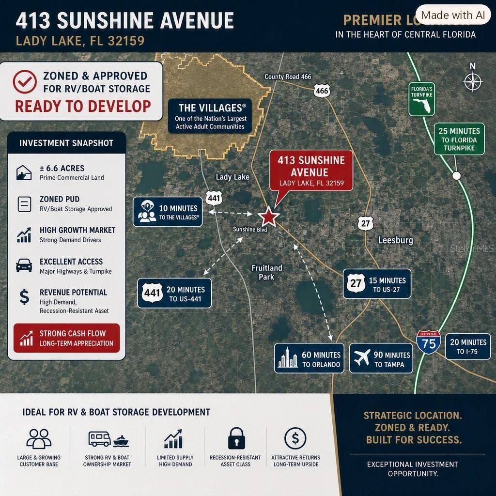 413 SUNSHINE AVENUE, Lady Lake, FL 32159