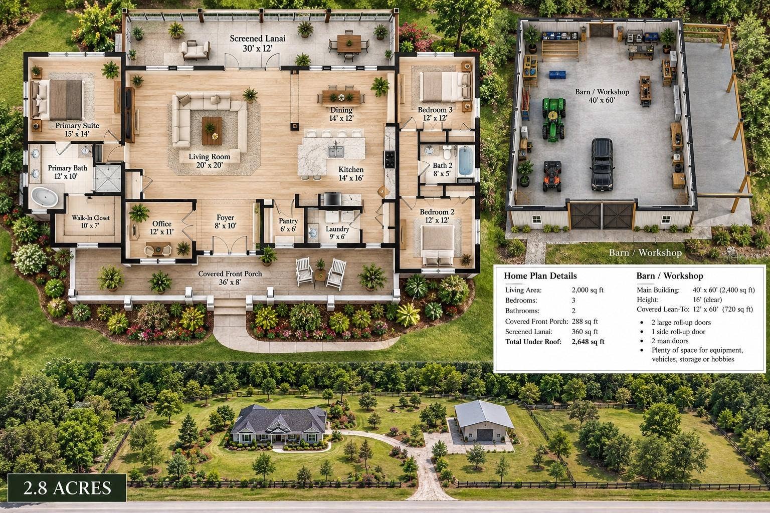 26714 BLOOMFIELD AVENUE, Yalaha, FL 34797 FLOORPLAN