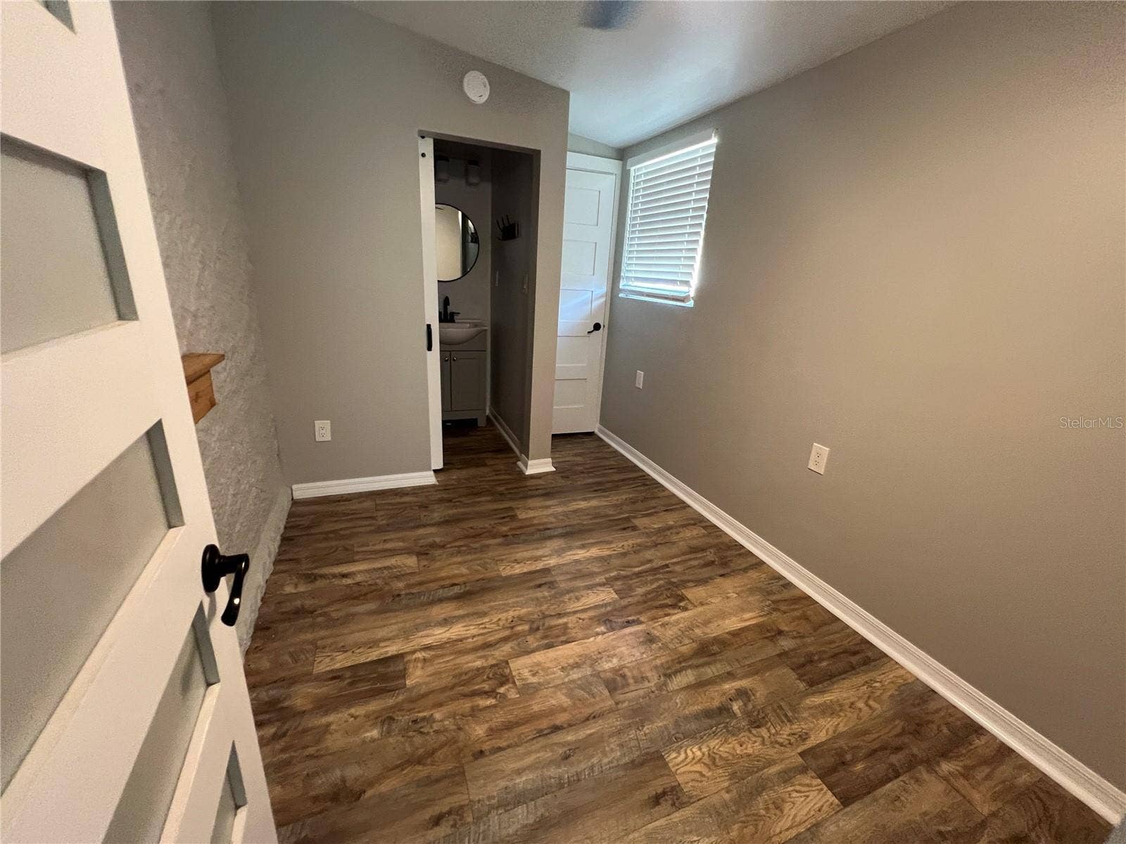 Back bedroom with 1/2 bath