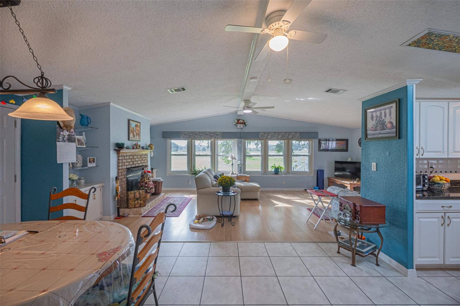 View of Living Room from the Dining Room