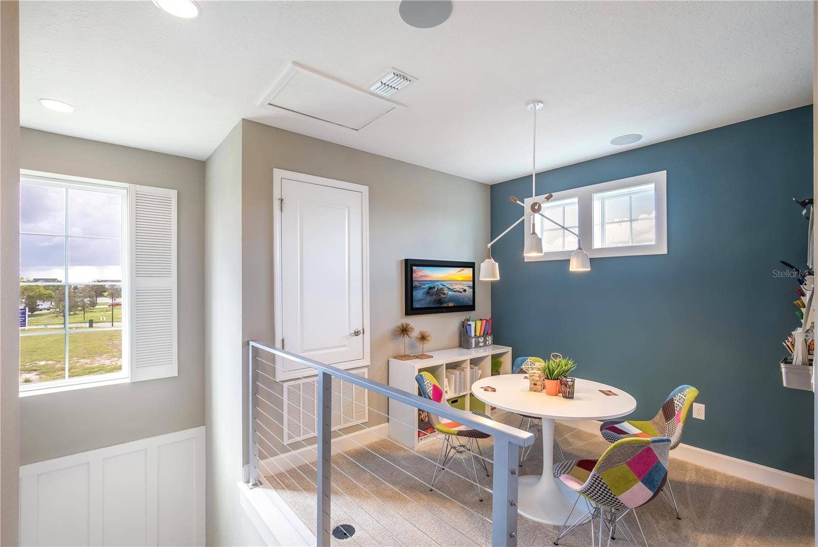 The sample photos included are of the model home and are meant to showcase the craftsmanship and design quality.