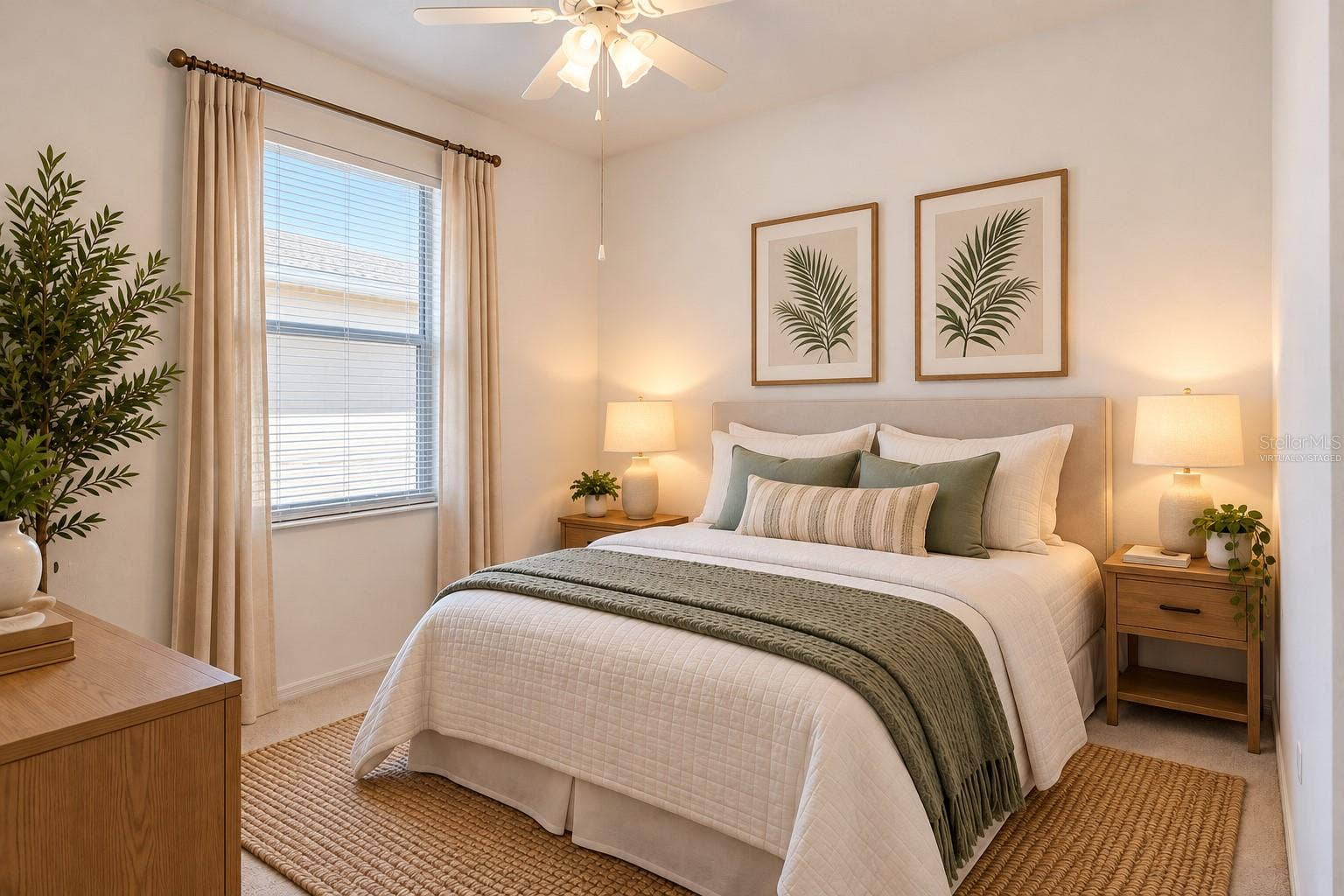 15806 GREEN COVE BOULEVARD, Clermont, FL 34714 Bedroom 2 - Virtually Staged