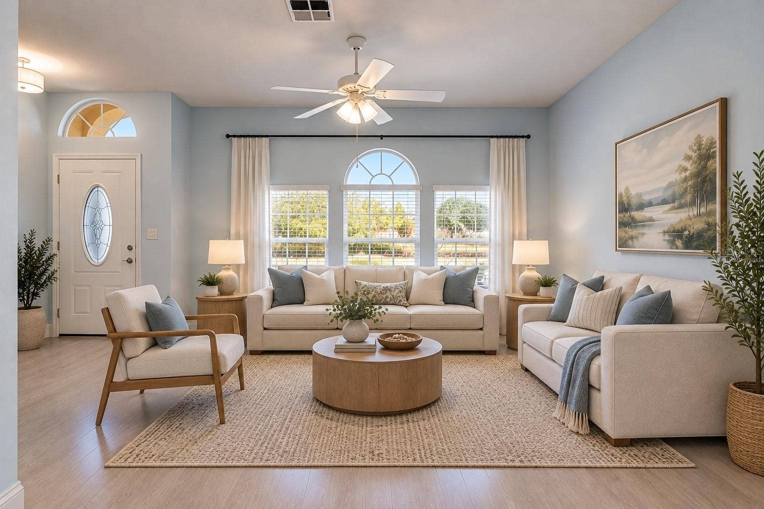 15806 GREEN COVE BOULEVARD, Clermont, FL 34714 Living Room/Flex Space - Virtually Staged