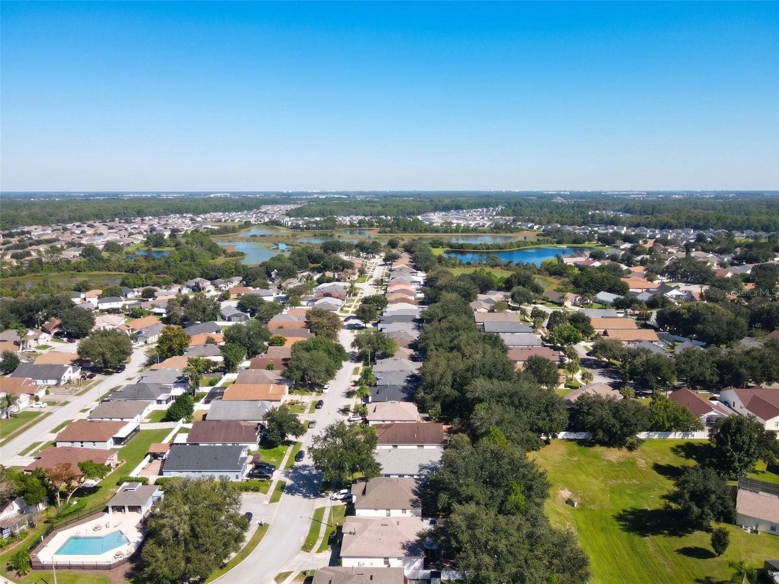 15806 GREEN COVE BOULEVARD, Clermont, FL 34714 Aerial View