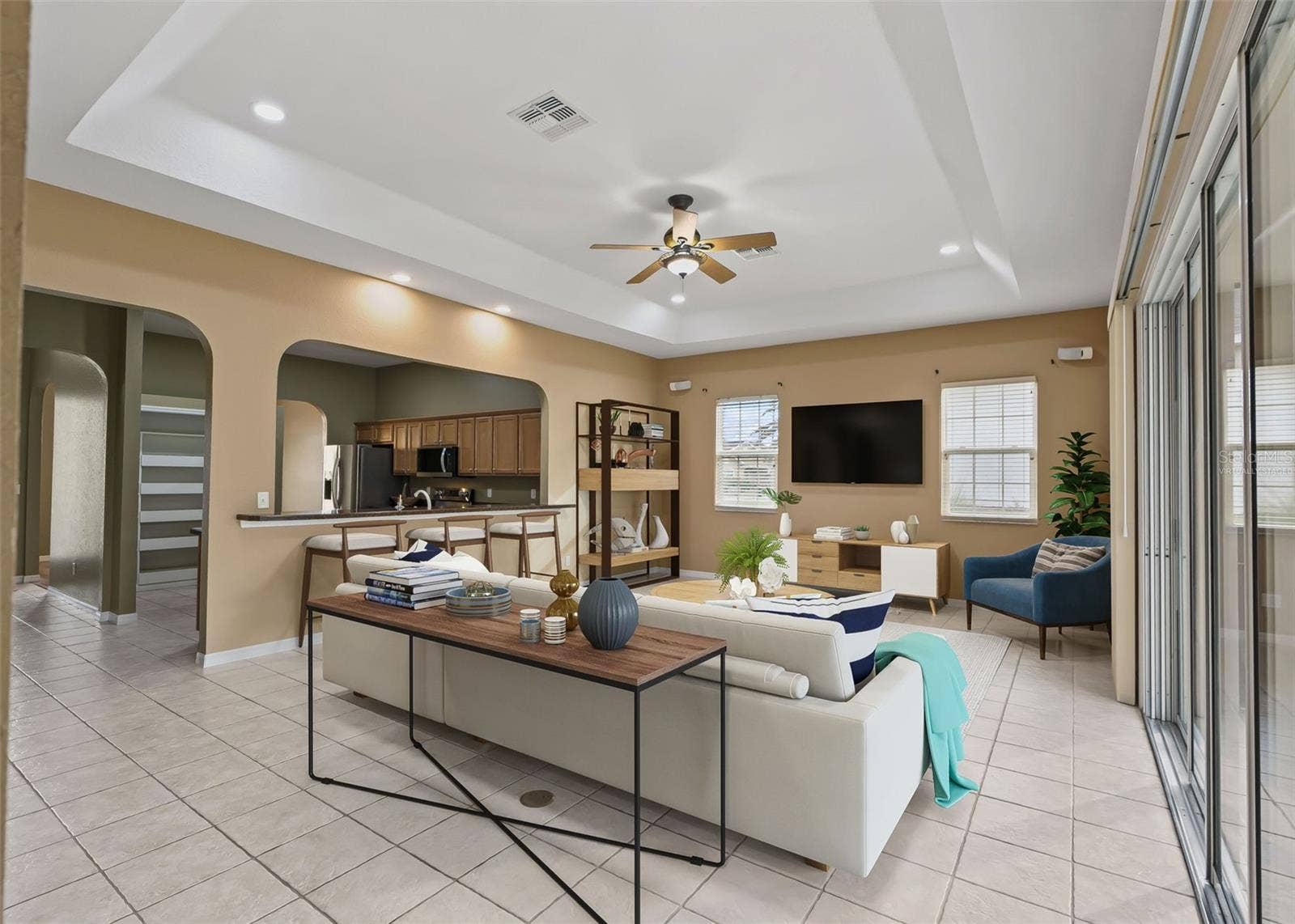 12439 SE 176TH LOOP, Summerfield, FL 34491 Virtually staged Great room