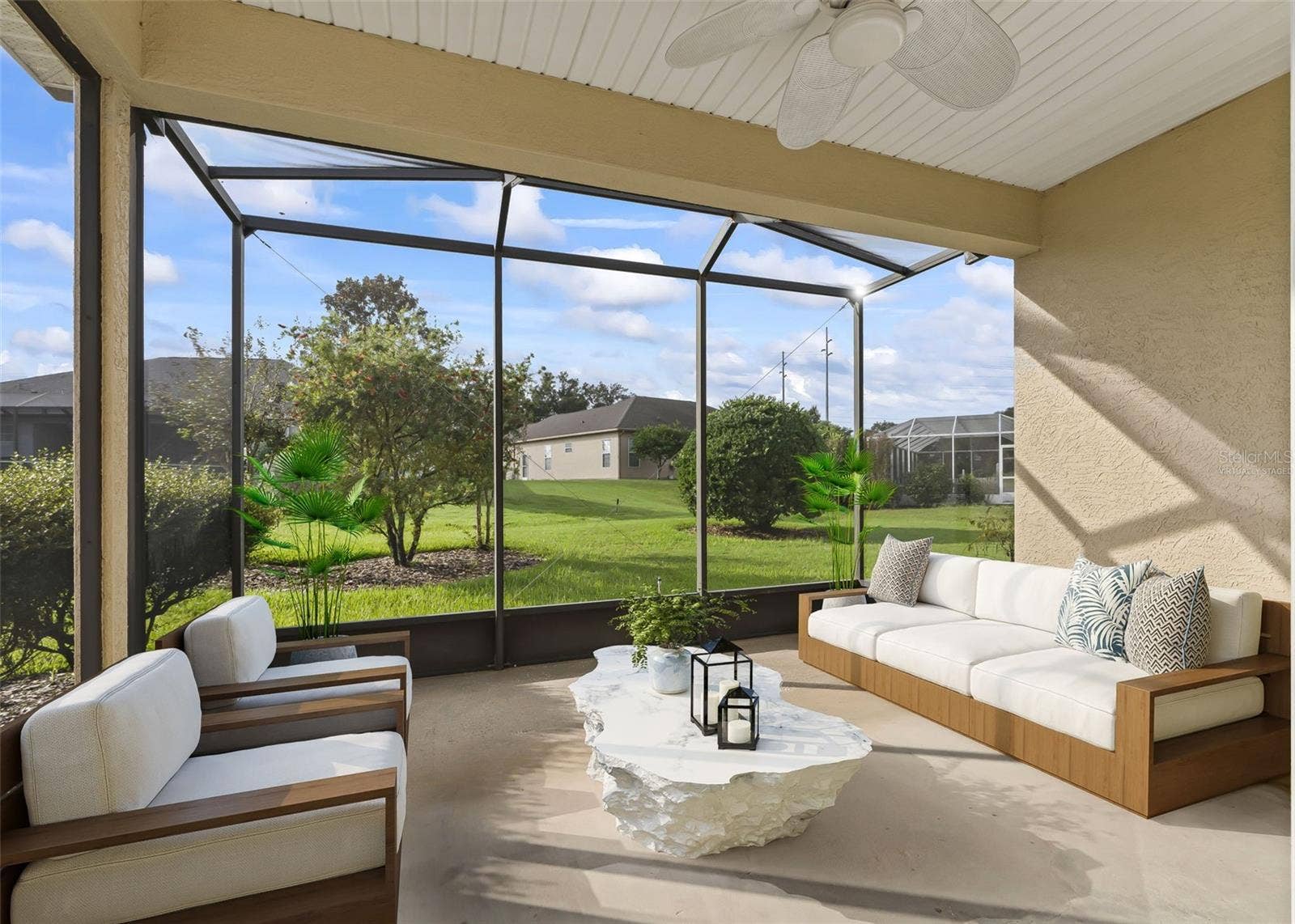 12439 SE 176TH LOOP, Summerfield, FL 34491 Virtually staged lanai