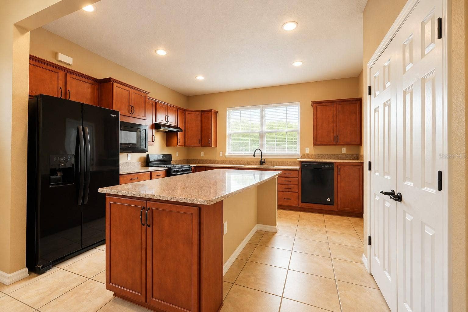 Large Kitchen Pantry Closet - Elevated dishwasher