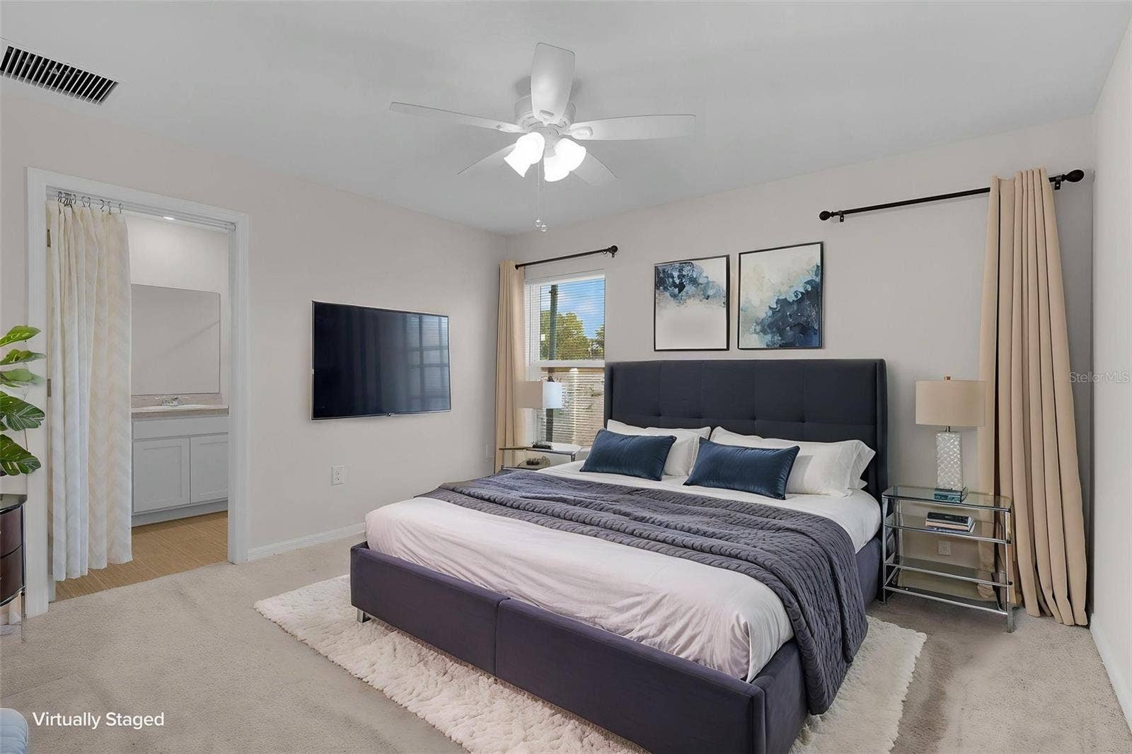 15987 SW 55TH AVENUE ROAD, Ocala, FL 34473 STAGED PRIMARY BEDROOM