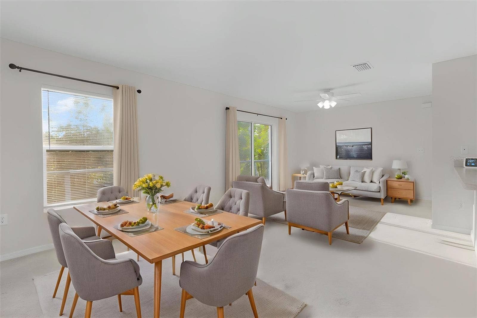 15987 SW 55TH AVENUE ROAD, Ocala, FL 34473 STAGED DINING & LIVING ROOM