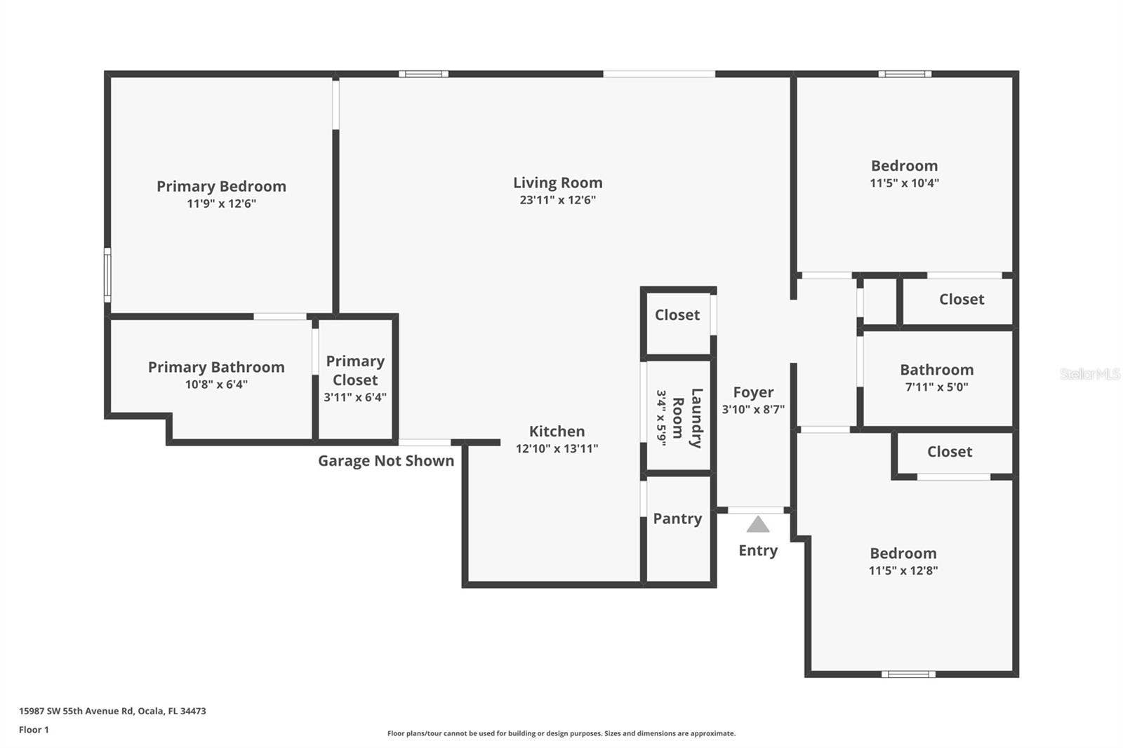 15987 SW 55TH AVENUE ROAD, Ocala, FL 34473 FLOOR PLAN