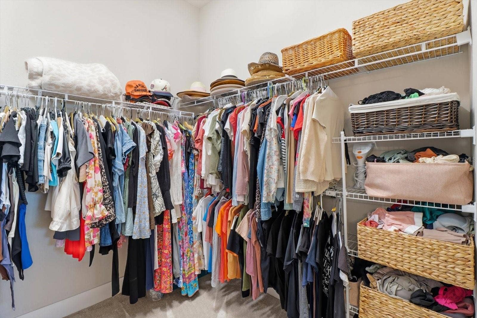 primary walk in closet