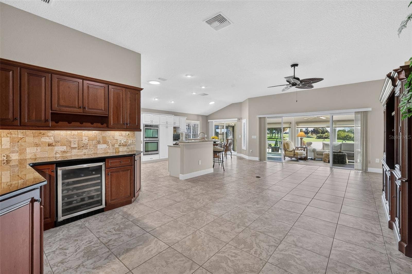 Living, Dining, and Kitchen