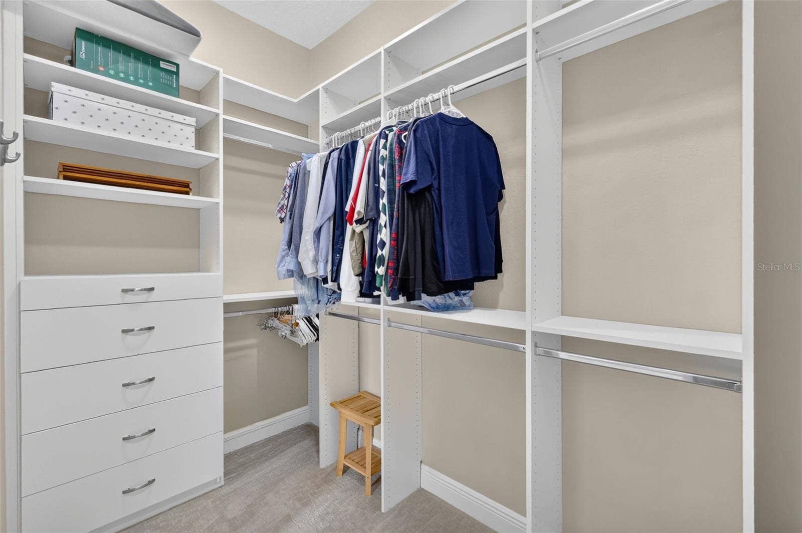 Primary Bedroom Custom Walk-In Closet