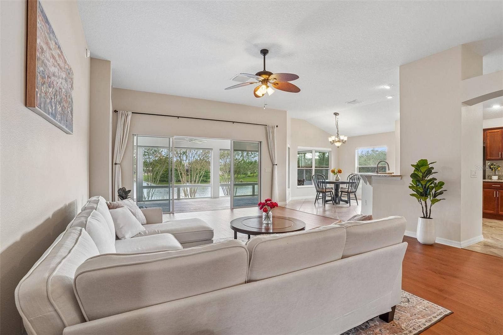 494 ARBELLA LOOP, The Villages, FL 32162 Living Room with Water View