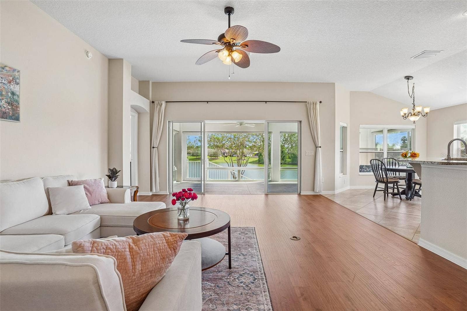 494 ARBELLA LOOP, The Villages, FL 32162 Living Room with Water View