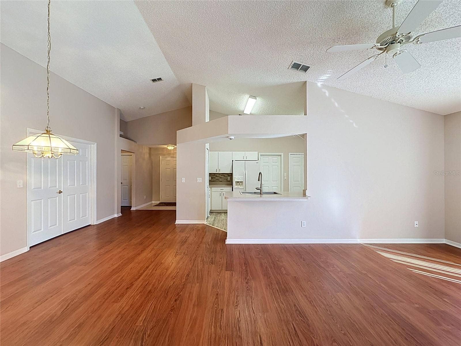 Kitchen, Living & Dining Room