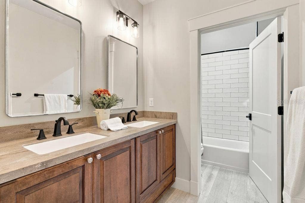 Upstairs bath services bedrooms 3 & 4