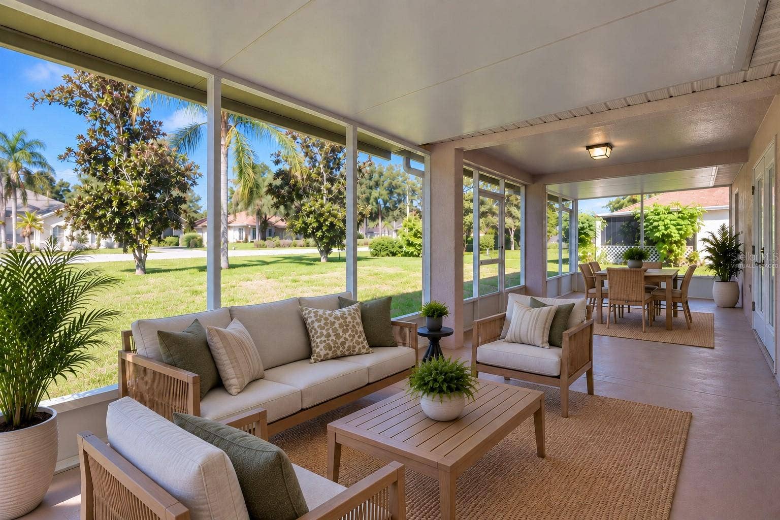 11413 PATRICO LOOP, Clermont, FL 34711 Screened Patio - Virtually Staged