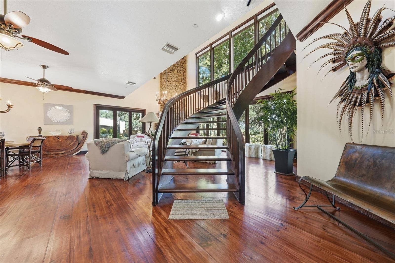15211 VINOLA PLACE, Montverde, FL 34756 stairway to primary bdrm