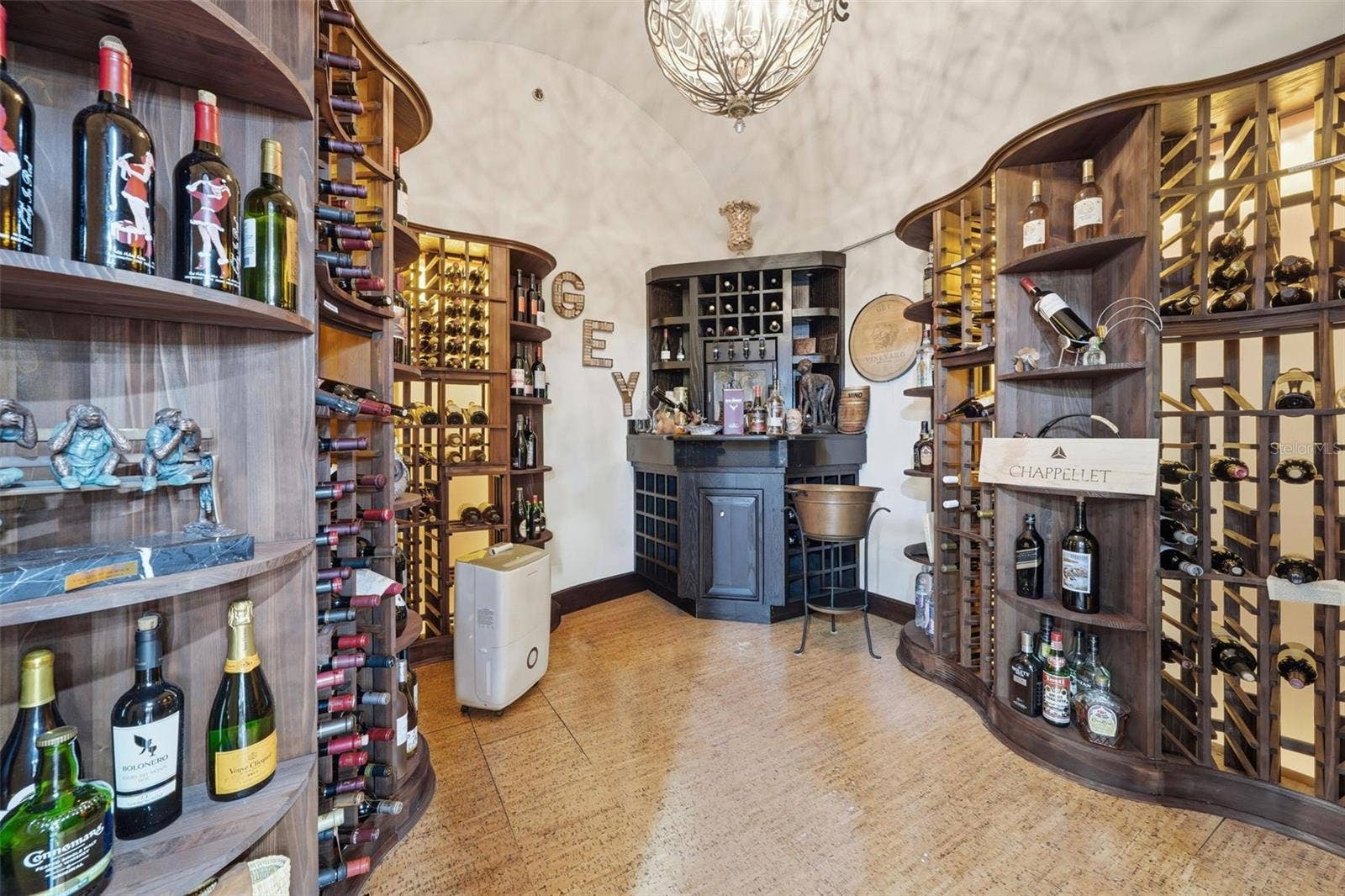 15211 VINOLA PLACE, Montverde, FL 34756 wine room