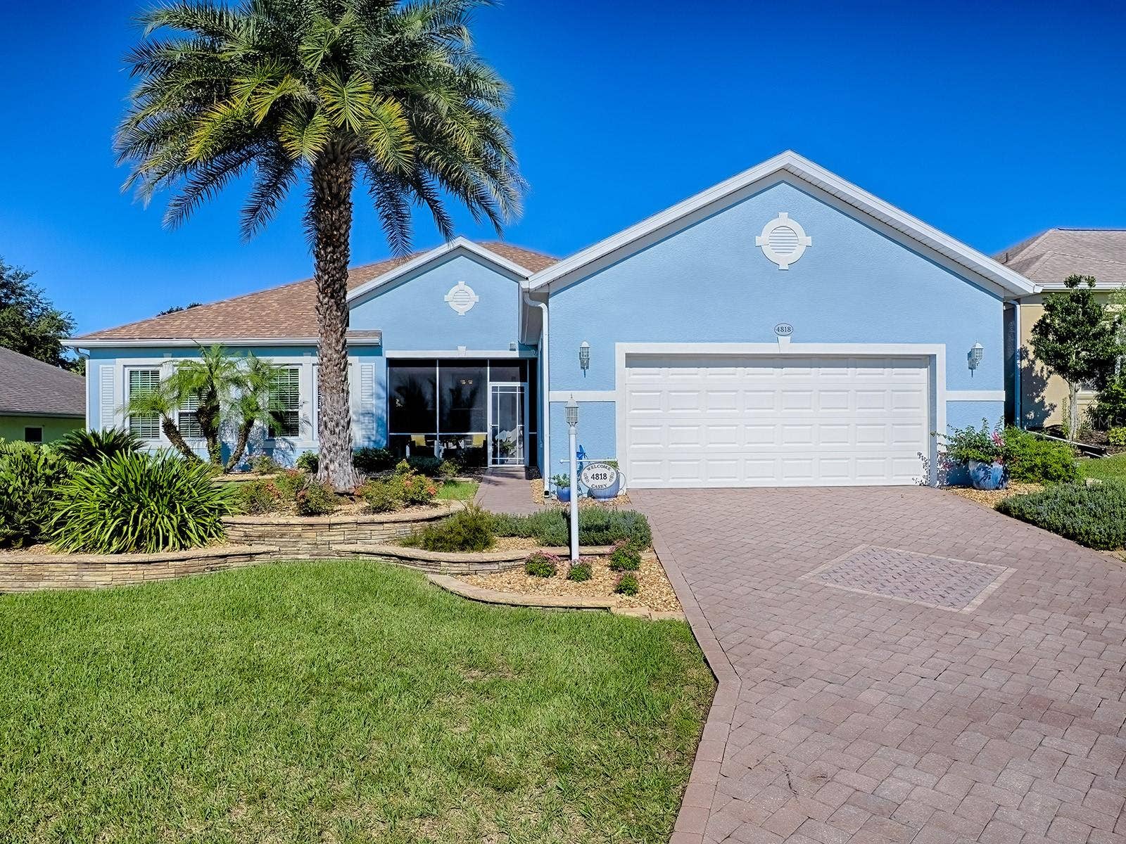 4818 SABLE RIDGE COURT, Leesburg, FL 34748 Welcome to this Awesome home with a wonder layout. 2 car garage, paver driveway. 3 bedrooms, office, open floor plan and 3 1/2 bathrooms.