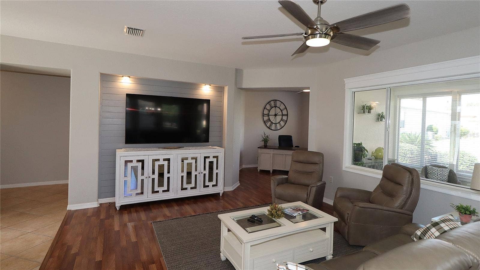 Living Room w/Den Entry