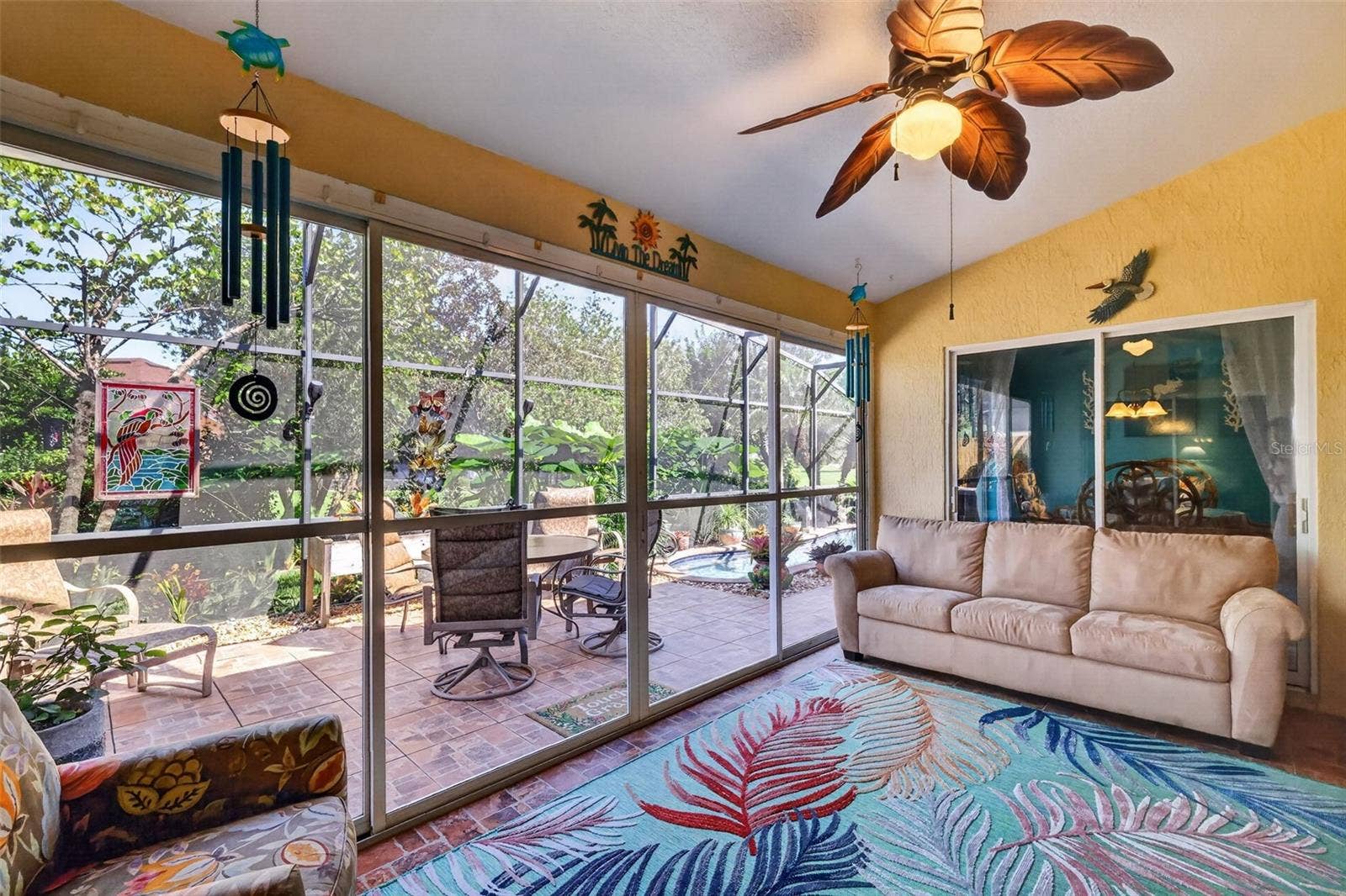 6121 HUNTERS RIDGE AVENUE, Leesburg, FL 34748 Enclosed Lanai