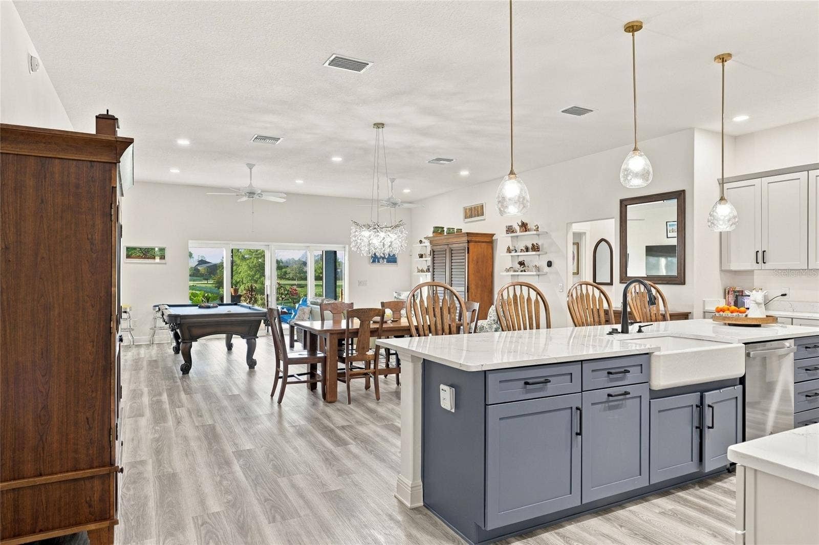 614 LAKE CREEK CIRCLE, The Villages, FL 34762 View of Main Living Area from Foyer