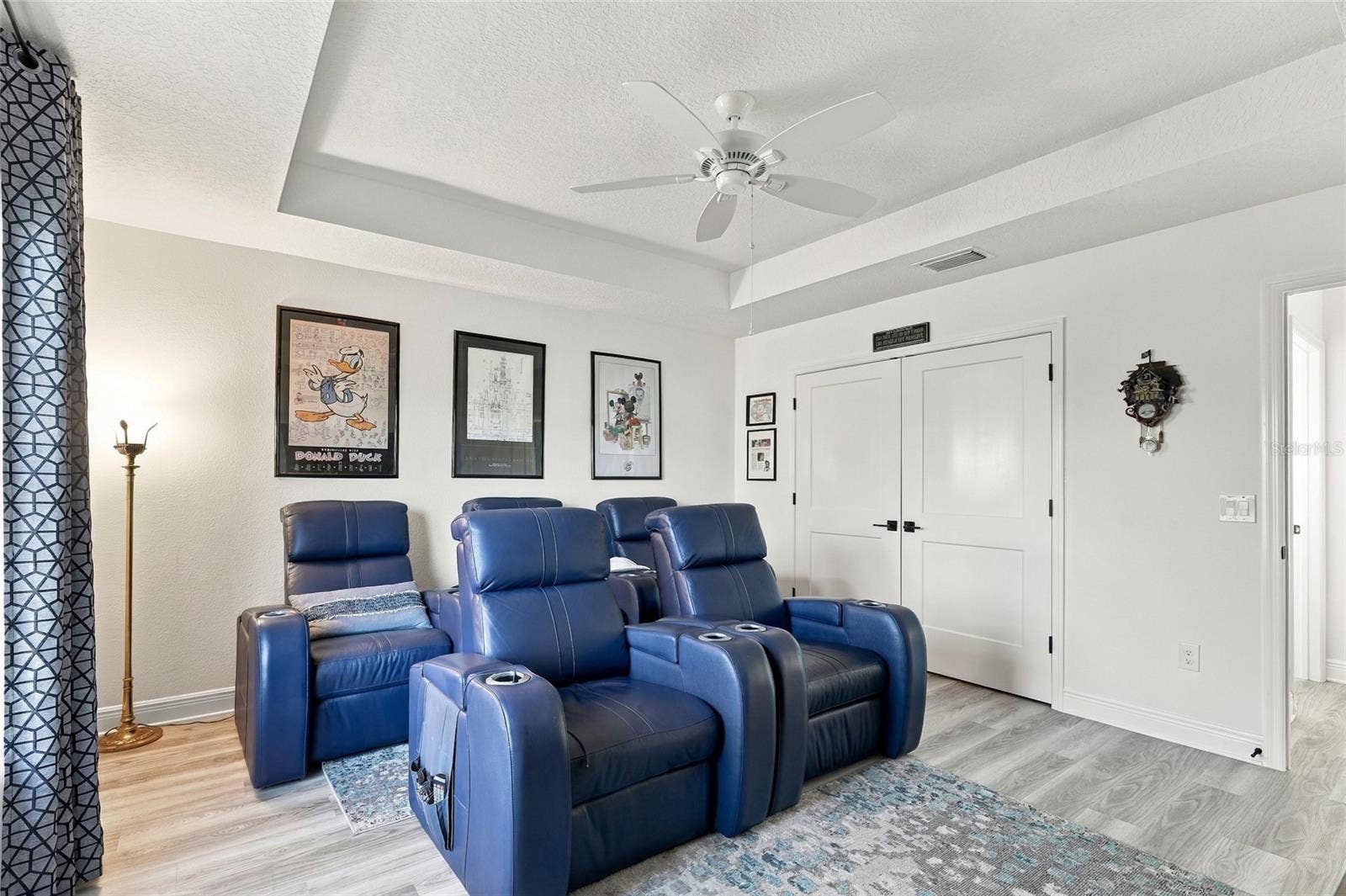 614 LAKE CREEK CIRCLE, The Villages, FL 34762 Bedroom 2 (made into a media room)
