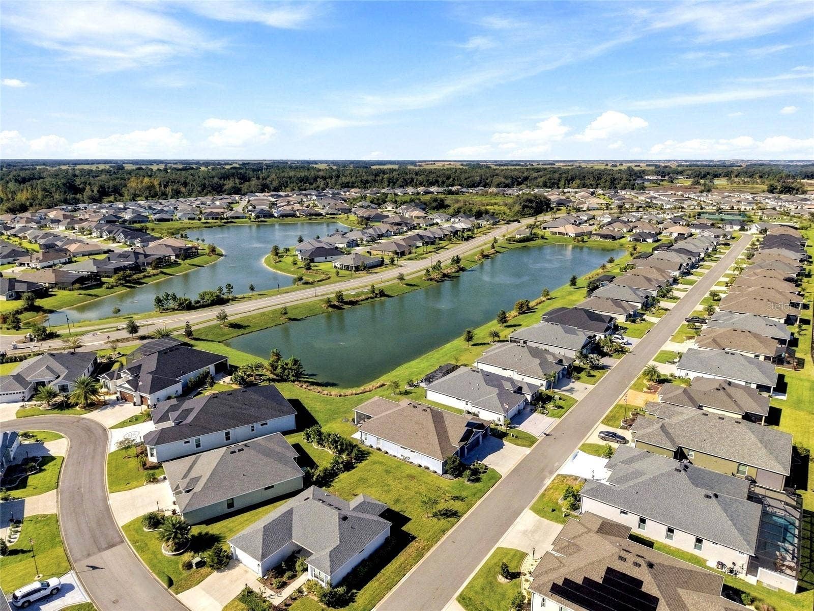 614 LAKE CREEK CIRCLE, The Villages, FL 34762 Aerial View