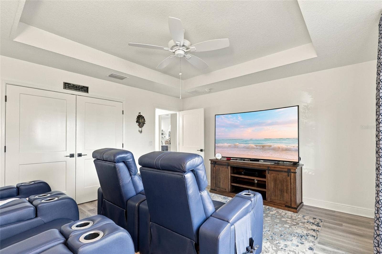 614 LAKE CREEK CIRCLE, The Villages, FL 34762 Bedroom 2 (media room)