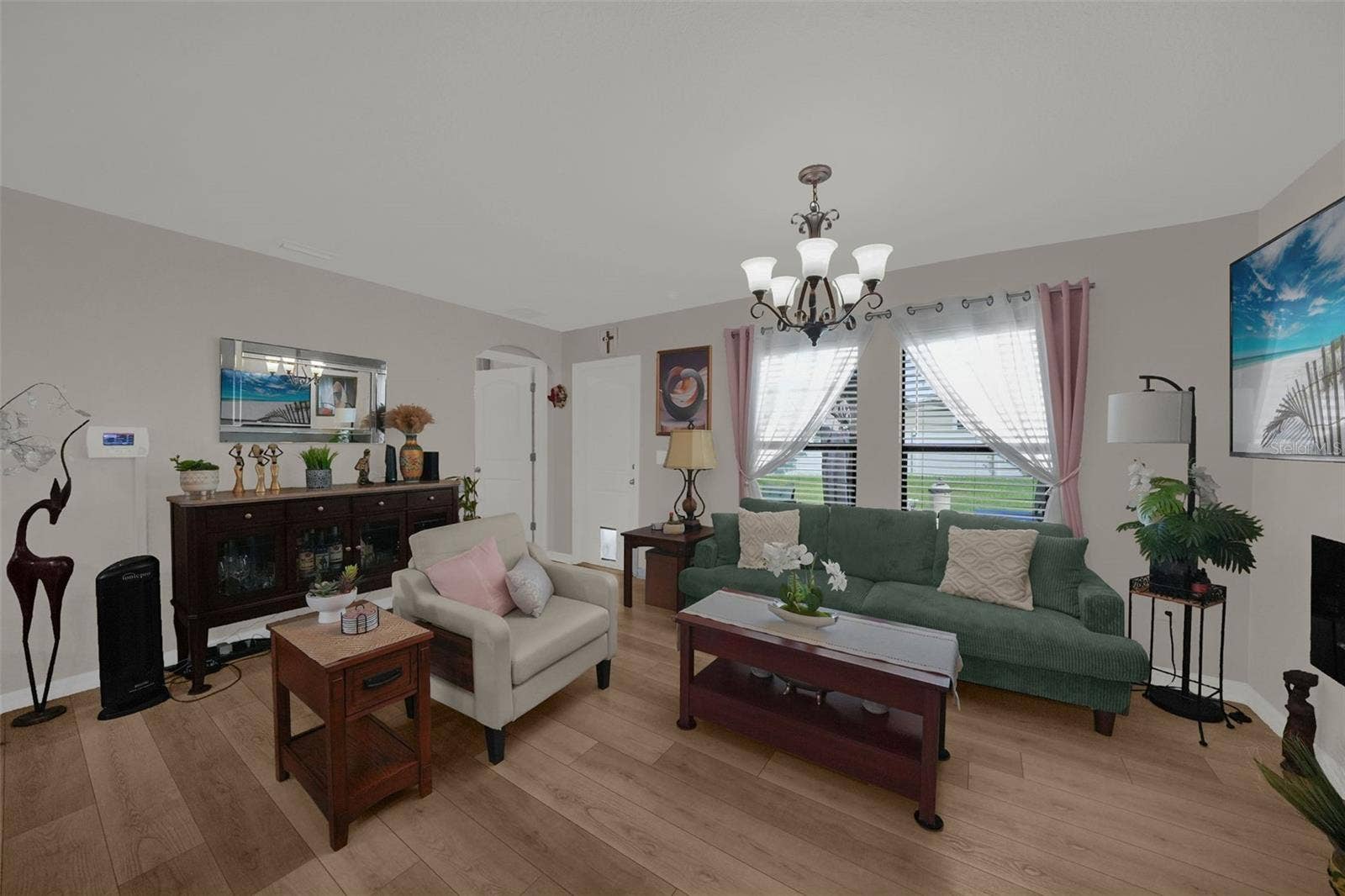 26448 BERTRAM ROAD, Brooksville, FL 34602 Living room