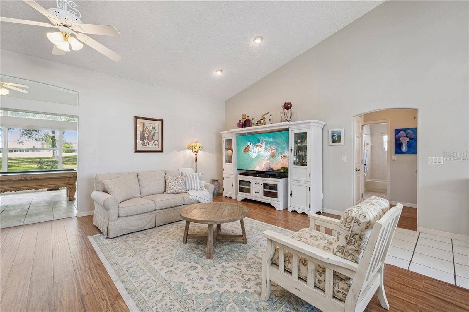 21113 EDINBOROUGH PLACE, Leesburg, FL 34748 Virtually Staged Living Room