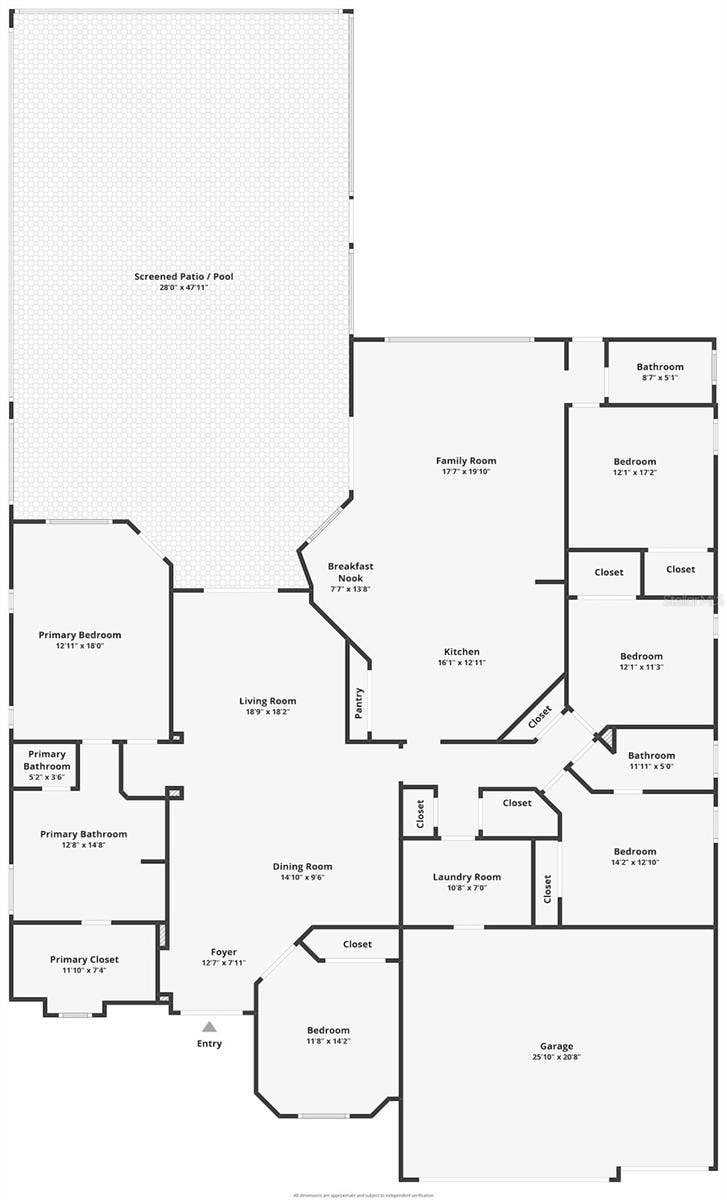 1606 CHERRY LAKE WAY, Lake Mary, FL 32746 Floor Plan