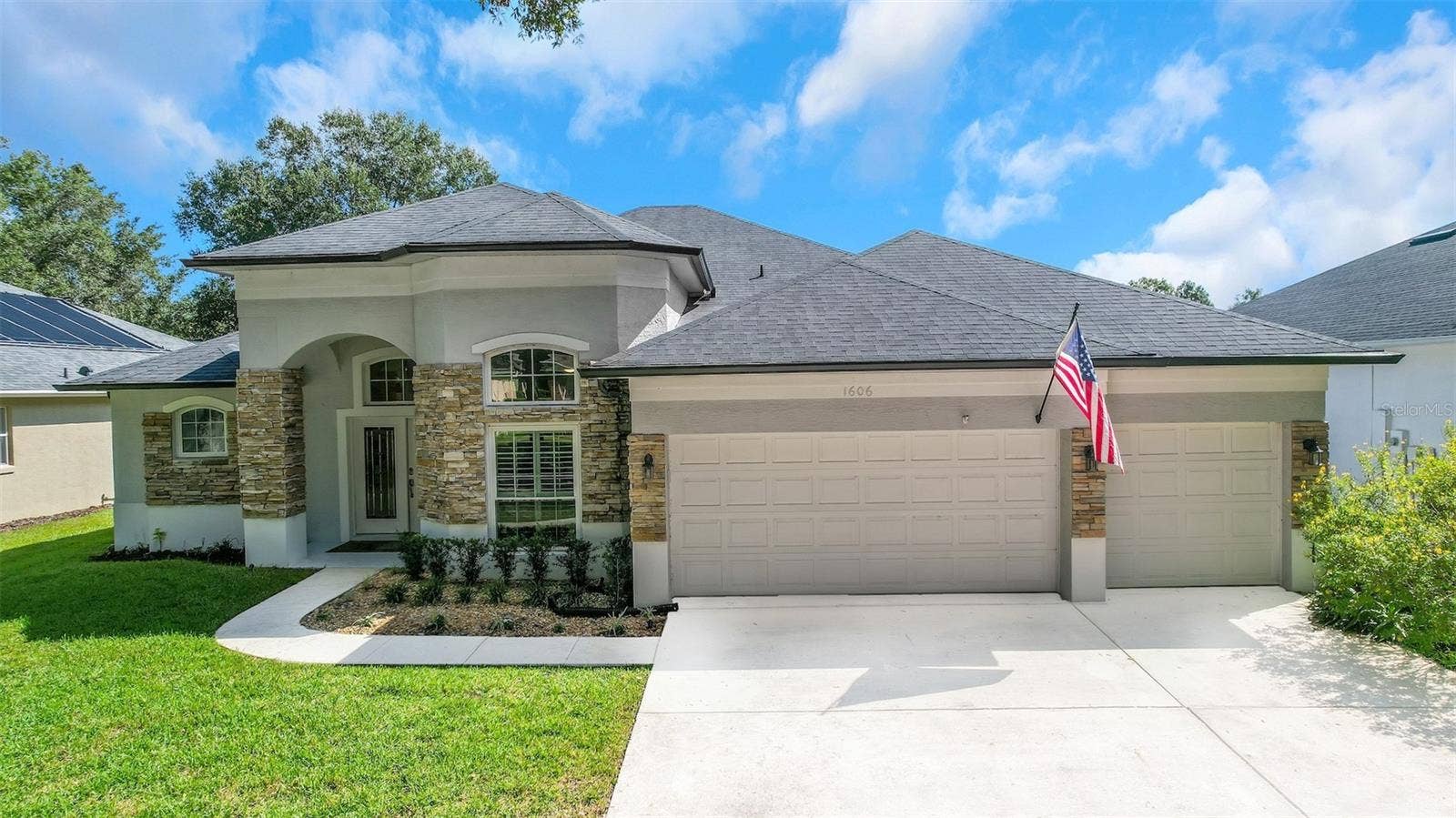 1606 CHERRY LAKE WAY, Lake Mary, FL 32746 Front Exterior -3 Car Garage