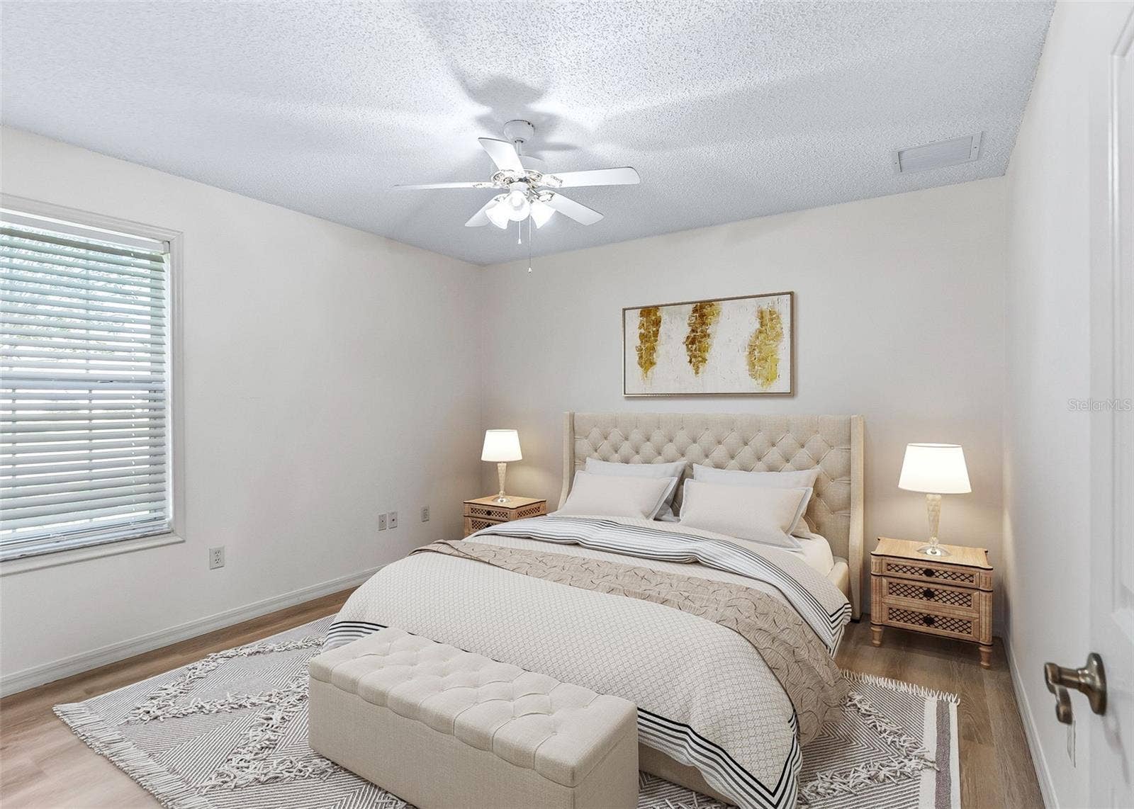2762 MORVEN PARK WAY, The Villages, FL 32162 AI Staged Guest Bedroom 1