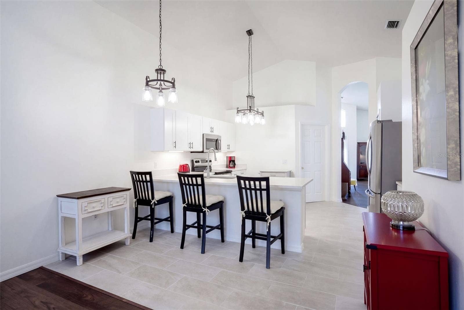 Kitchen Overlooking 2nd Living Area