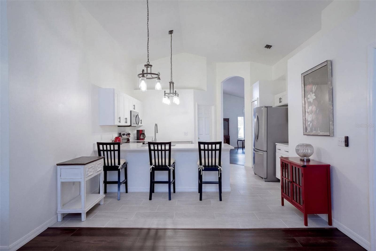 Kitchen Overlooking 2nd Living Area