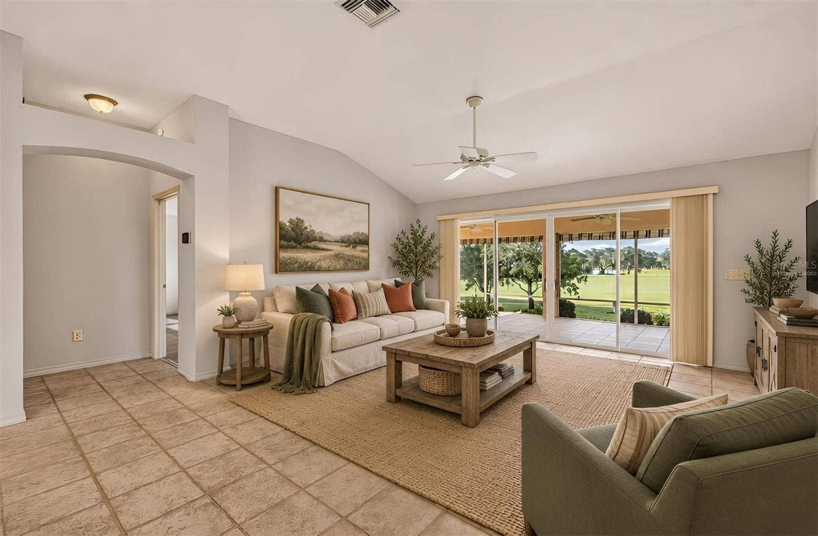 16840 SE 85TH SAPELO COURT, The Villages, FL 32162 Living Room-Virtually Staged