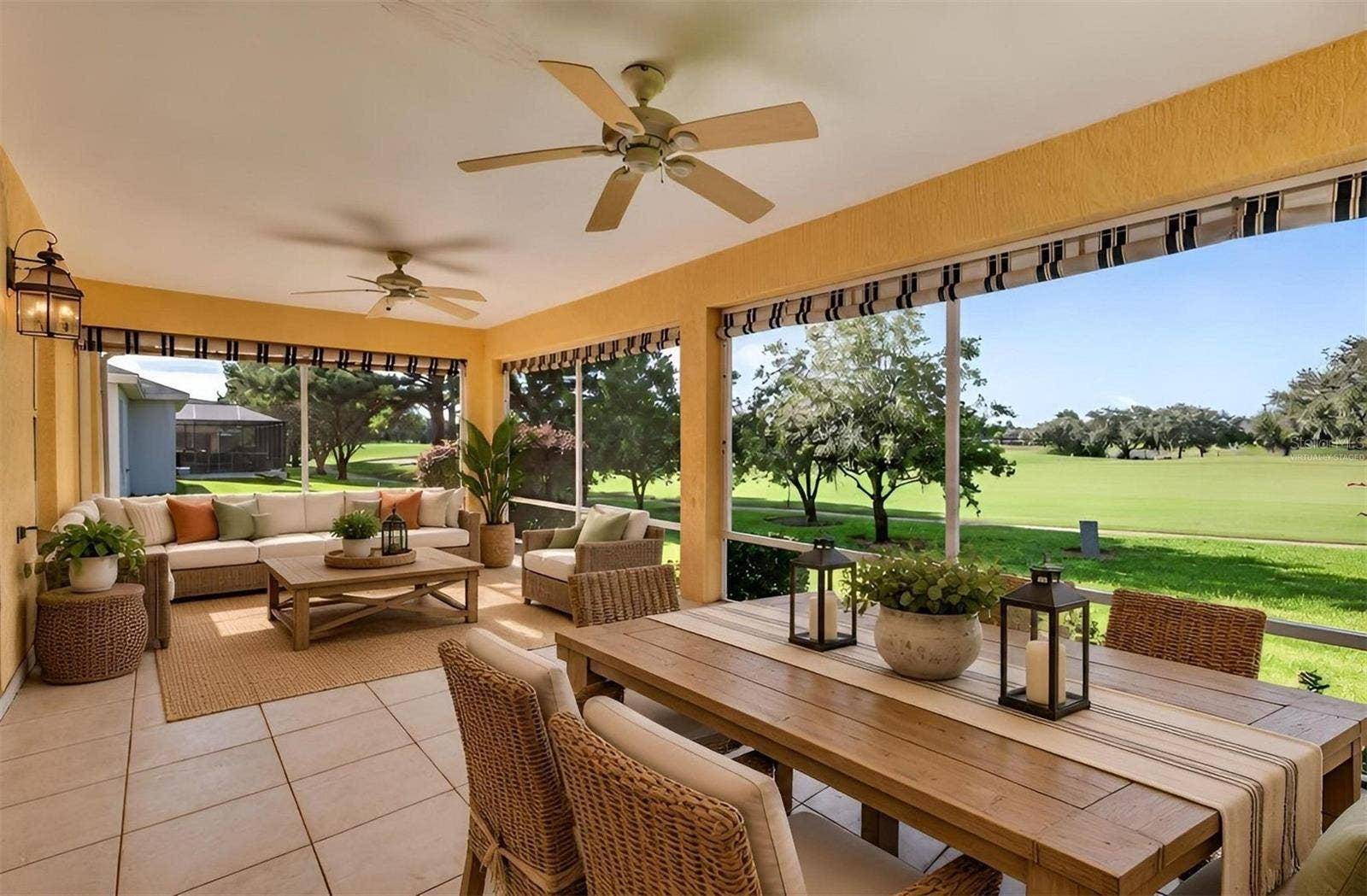 16840 SE 85TH SAPELO COURT, The Villages, FL 32162 Spacious Lanai with GOLF and WATER VIEWS!-Virtually Staged