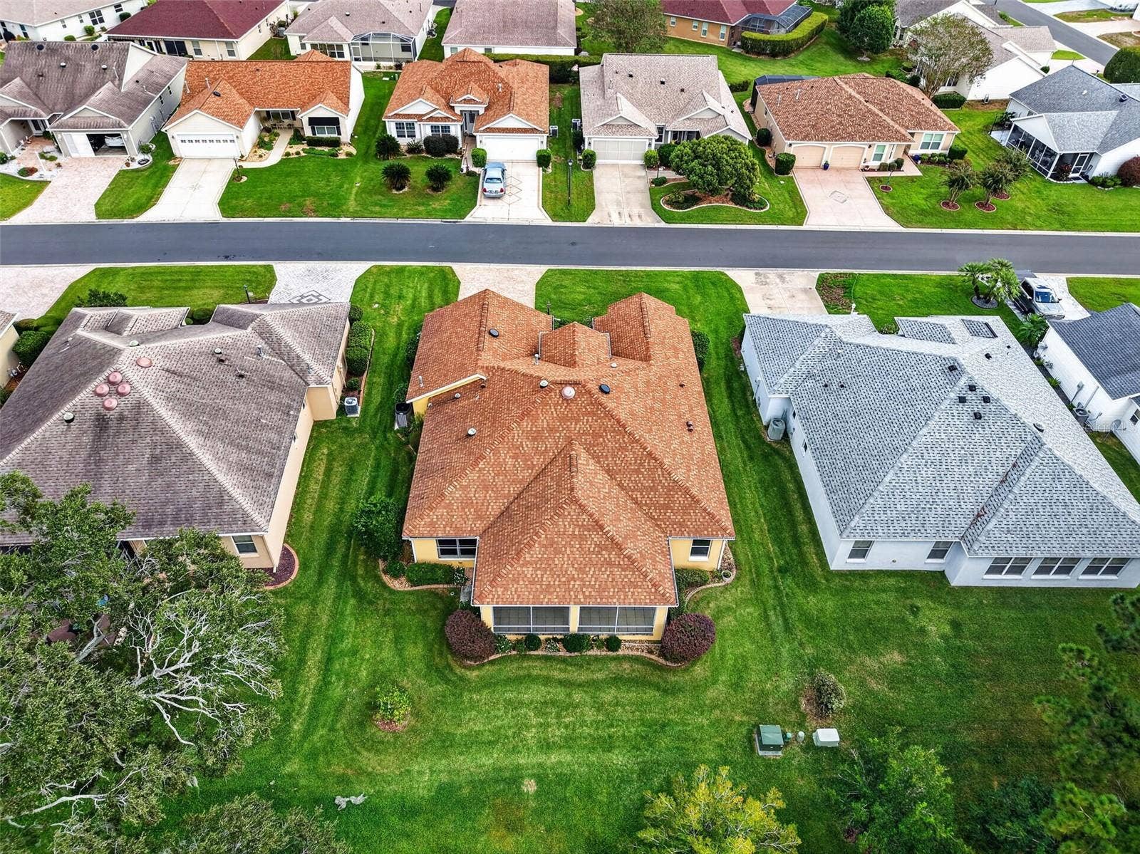 16840 SE 85TH SAPELO COURT, The Villages, FL 32162 Aerial Rear Elevation