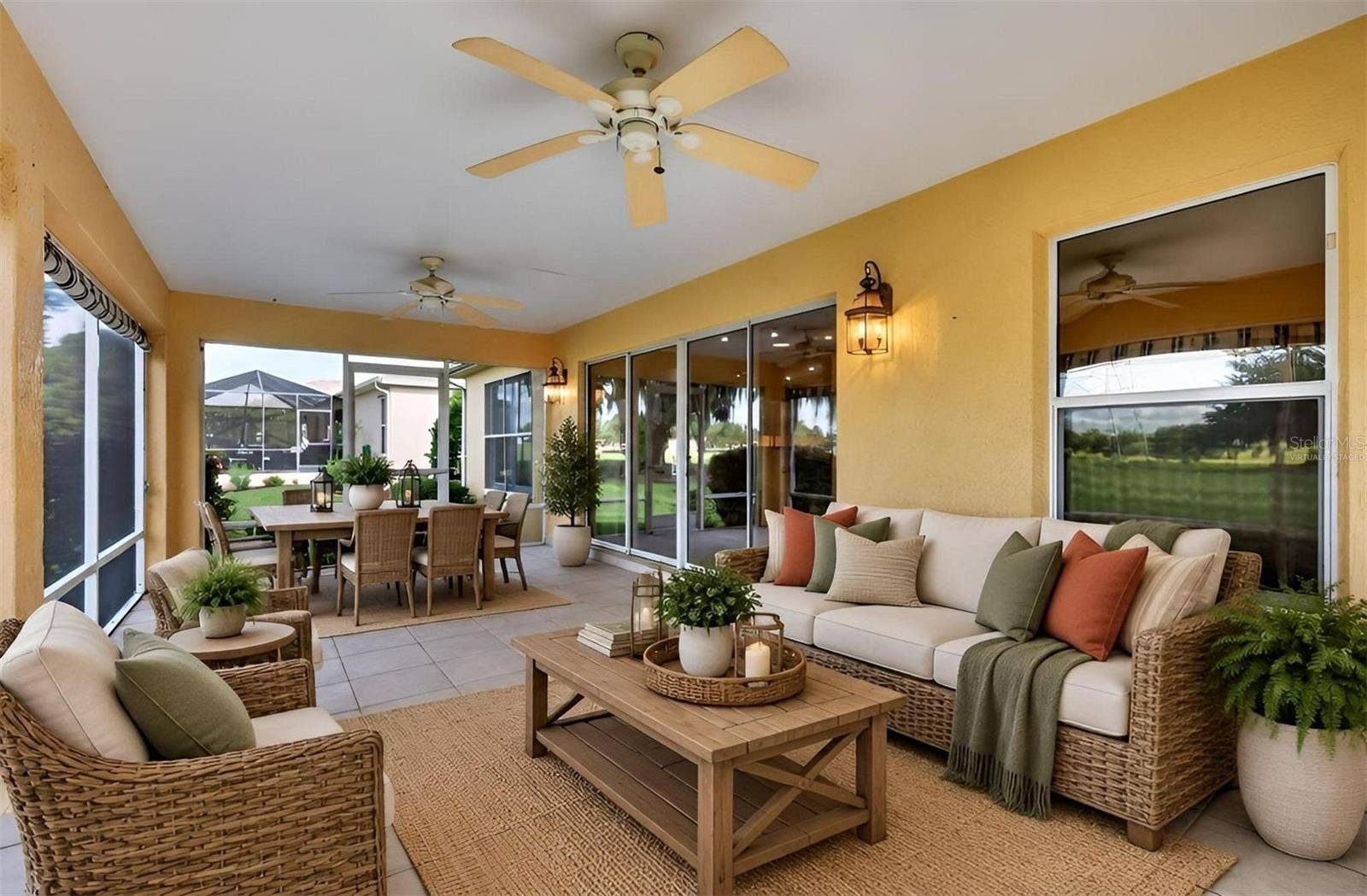 16840 SE 85TH SAPELO COURT, The Villages, FL 32162 Spacious Lanai-Virtually Staged