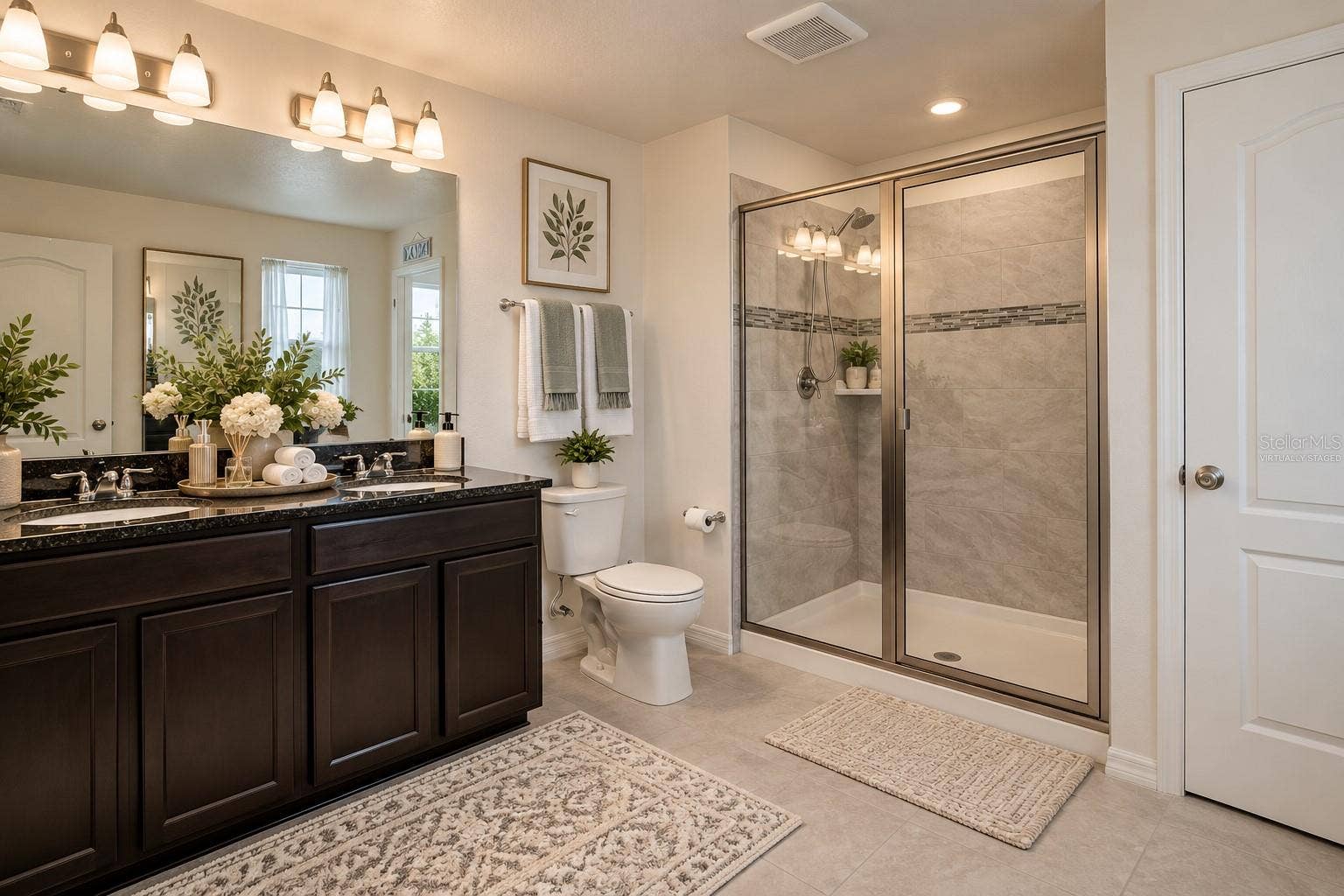 605 SARNER PASS WAY, Winter Haven, FL 33881 Primary En-Suite Bathroom (Virtually Staged)