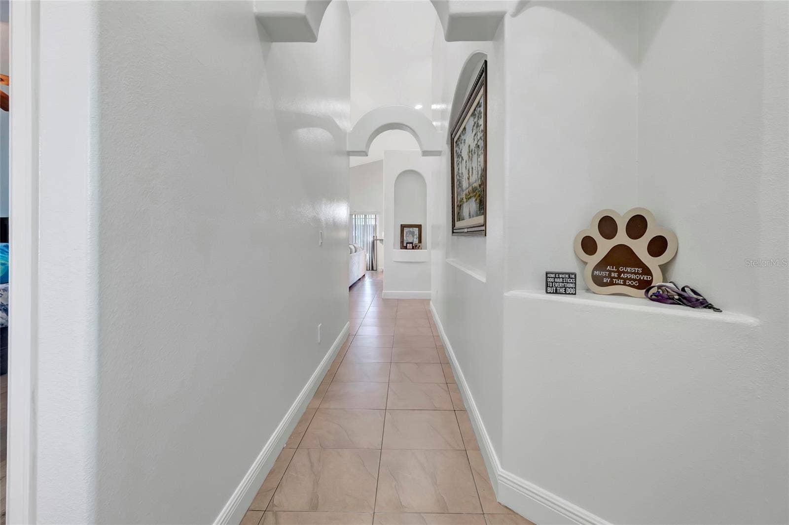 Hallway to living room