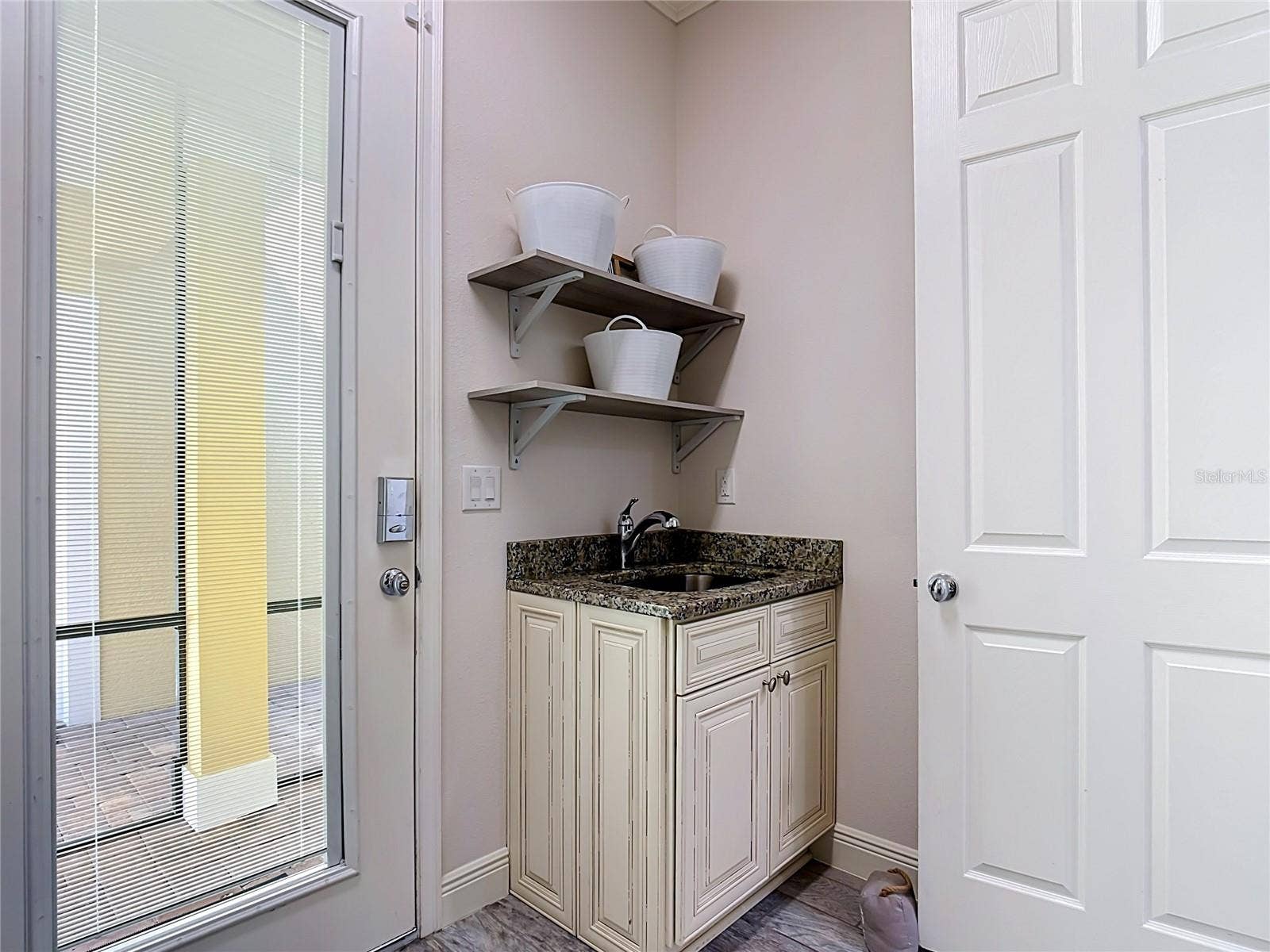 Inside laundry