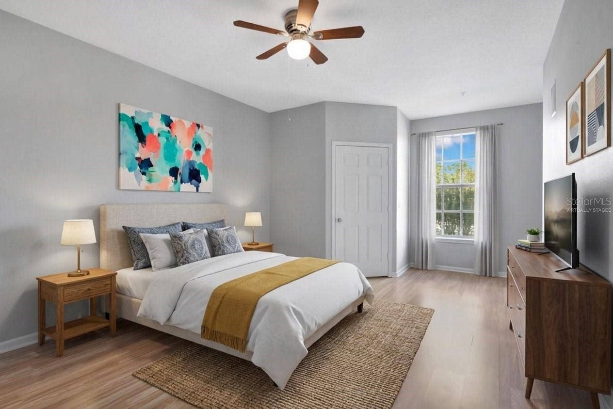 14238 FREDRICKSBURG DRIVE, #304, Orlando, FL 32837 Bedroom (Virtually Staged)