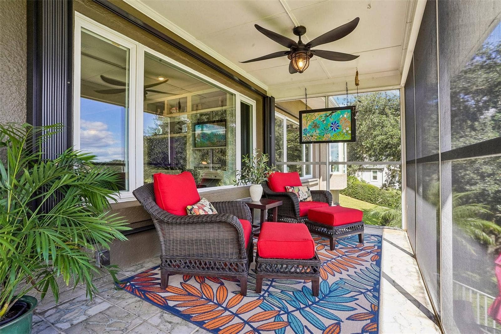 1501 FAHNSTOCK STREET, Eustis, FL 32726 Main floor screened lanai