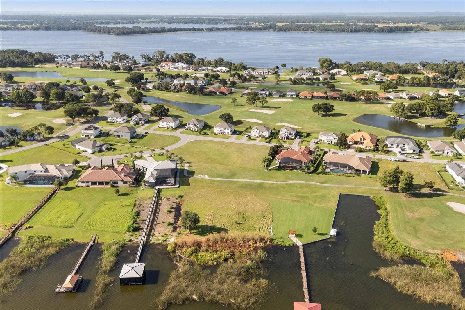 Property from Lake Dora with Lake Beauclair in distance