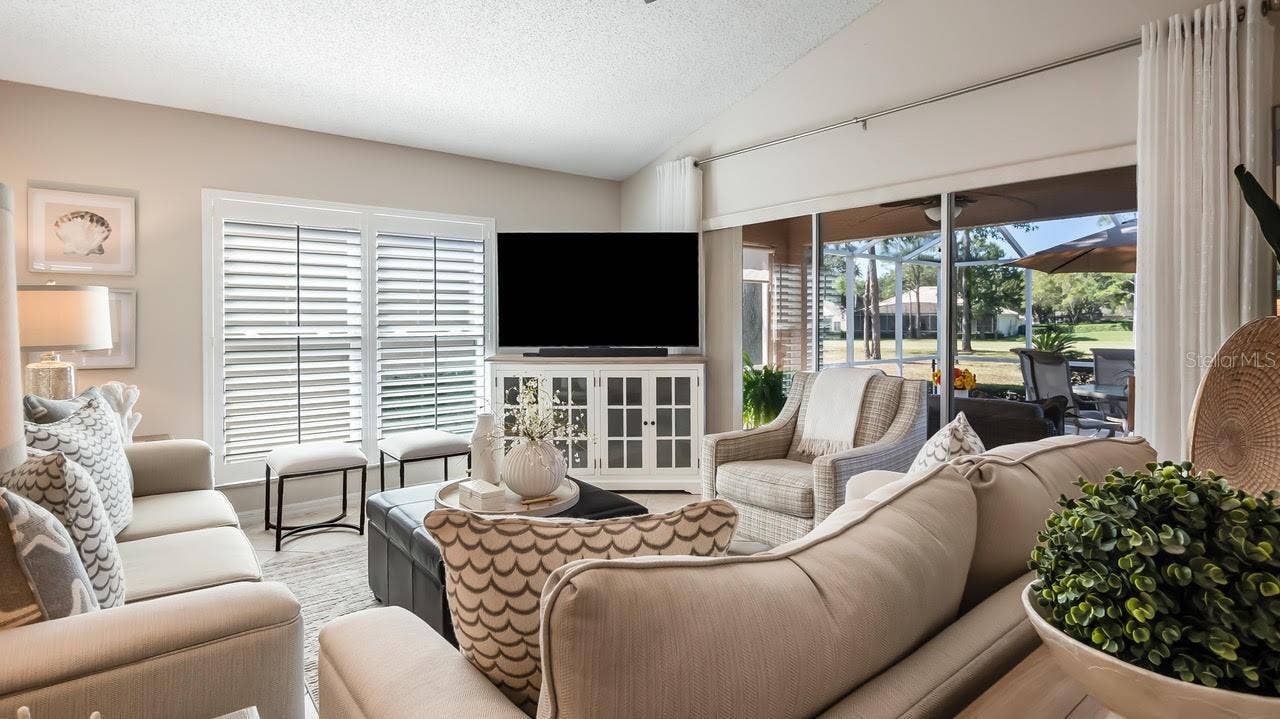 3720 DOUNE WAY, Clermont, FL 34711 View of Golf Course from the Living Room